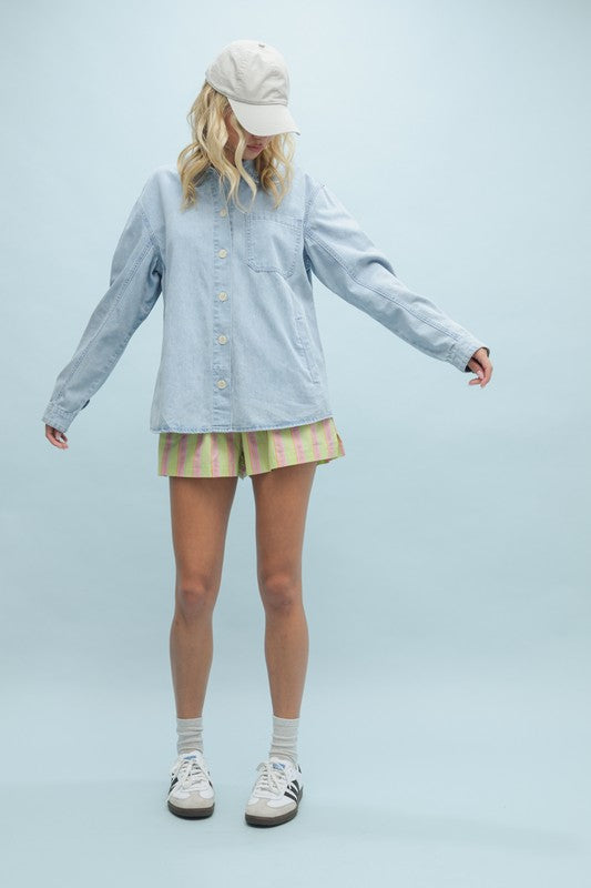 light denim shacket